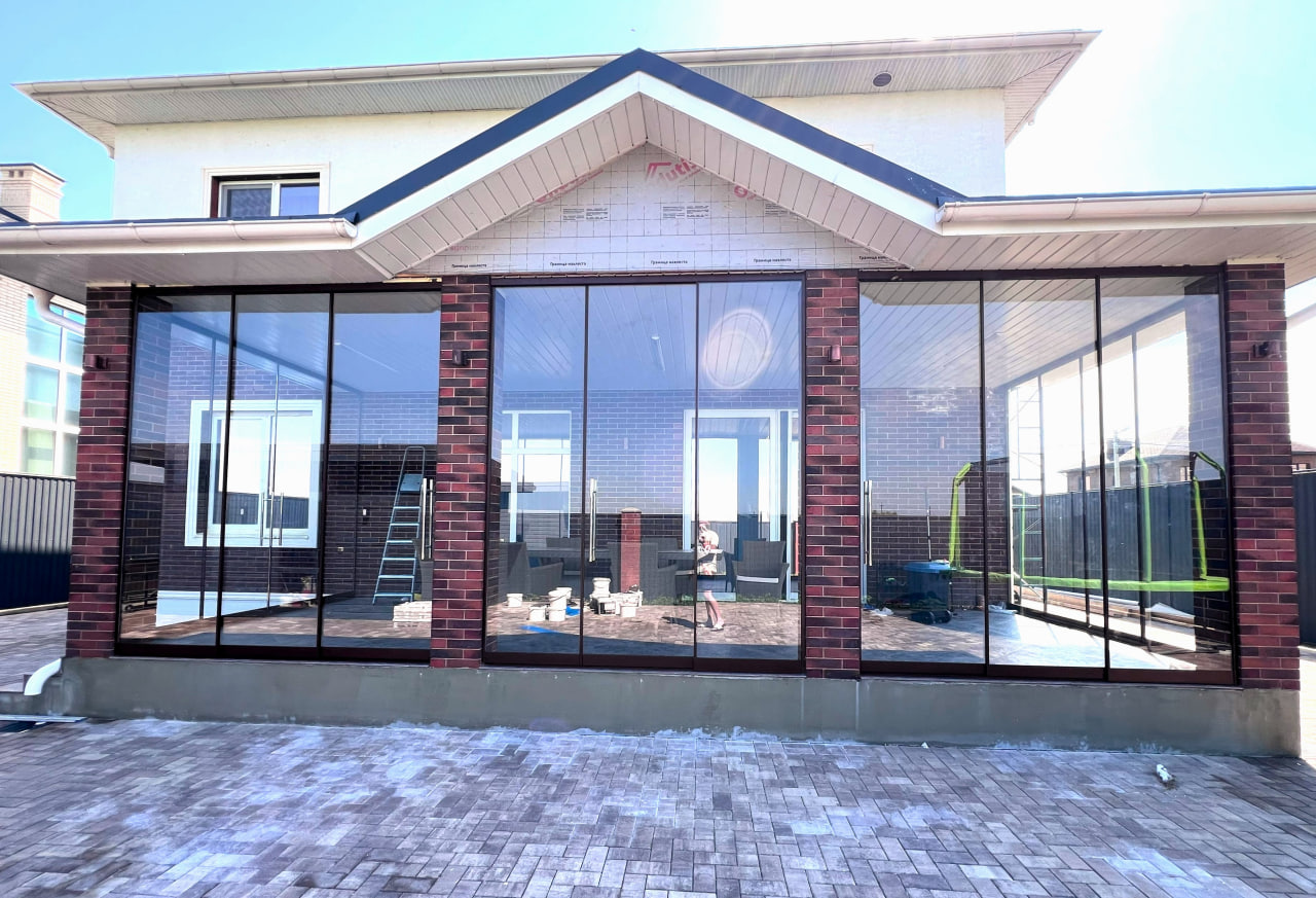 Остекление террасы