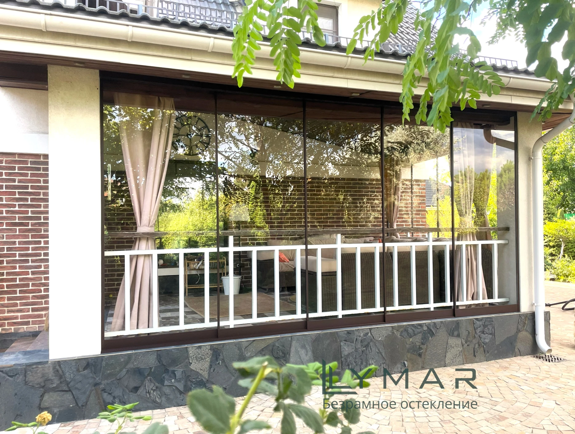 Остекление террасы